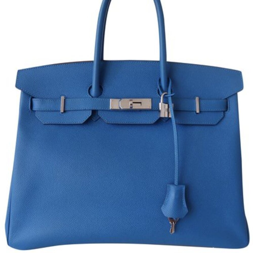 HERMES Birkin 35 Handbag With COA, Lock/Keys, Hermes Dustbag and bag Raincoat